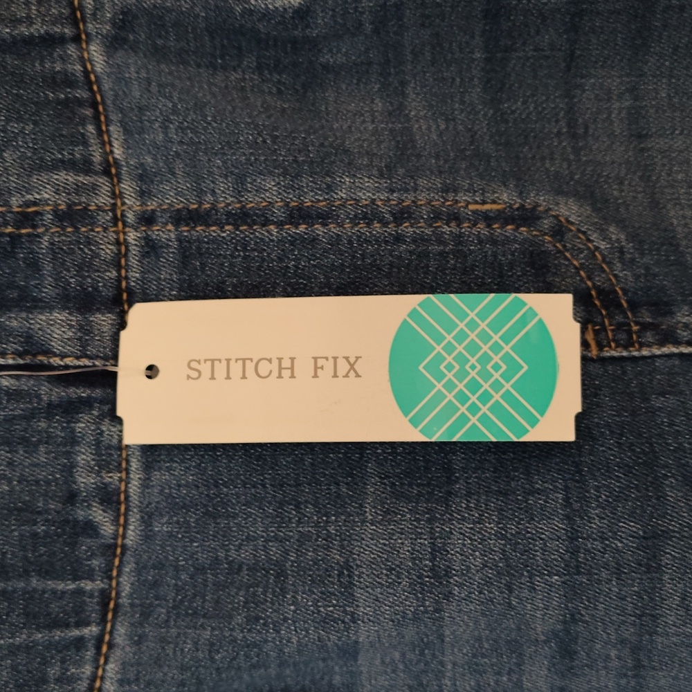 NWT Stitch Fix Liverpool Cat Eye Pull-On Skirt Indigo Color Rose Canyon 27/4 - Picture 6 of 16
